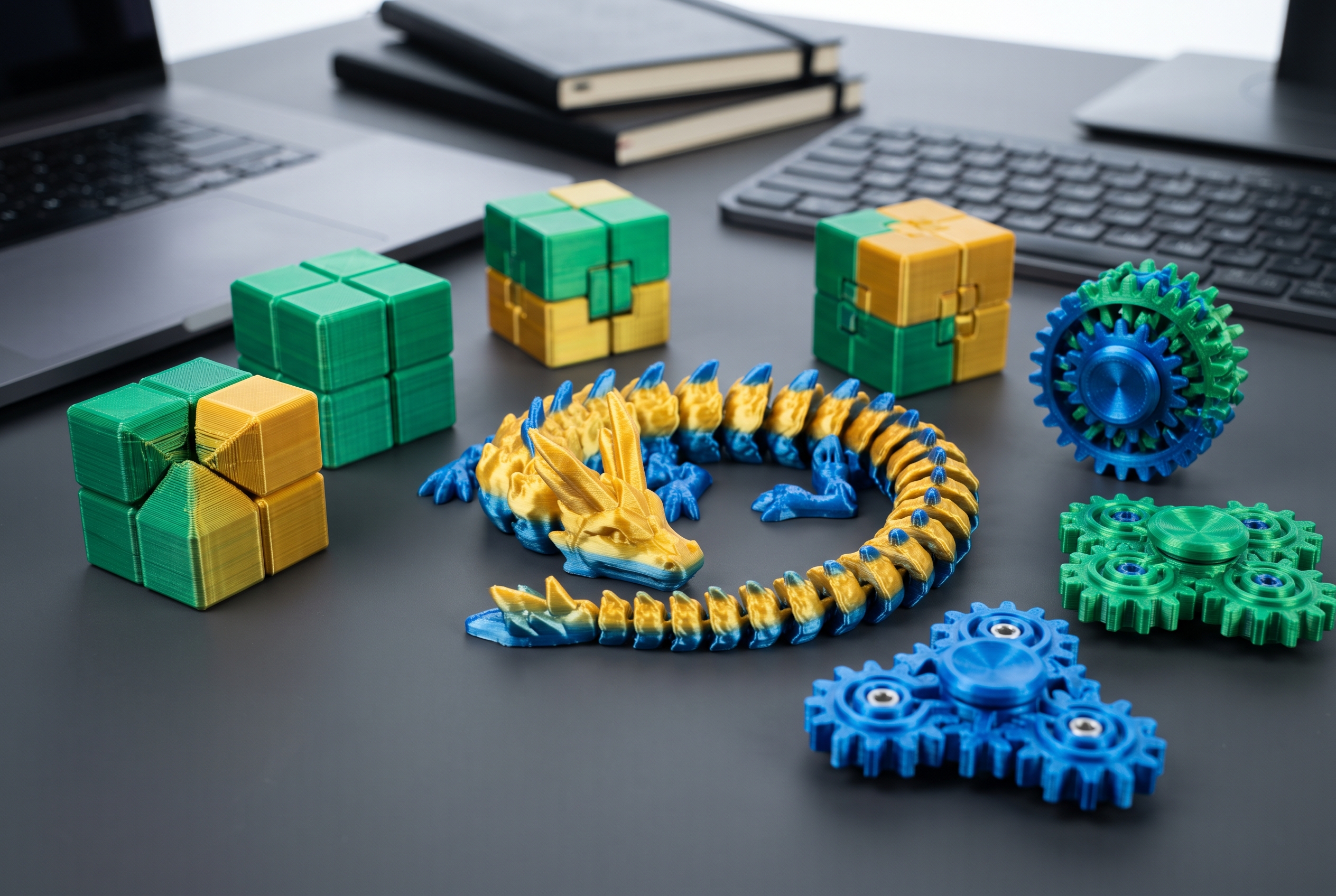 3DPrintZ Fidget Toys and Flexi Dragons