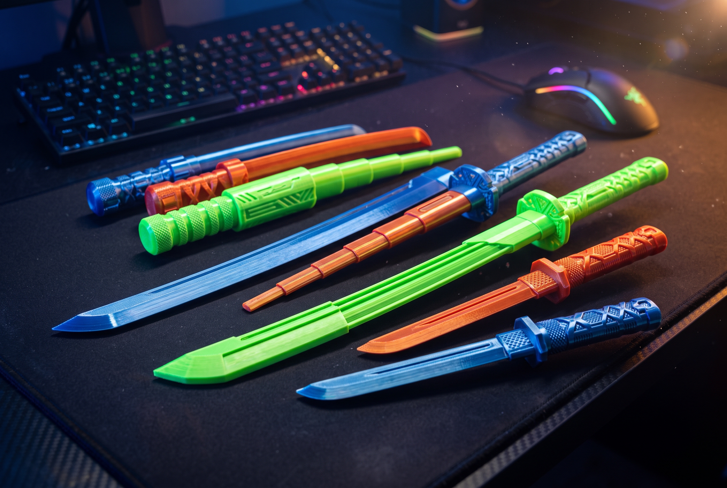 Collapsible Gravity Katanas